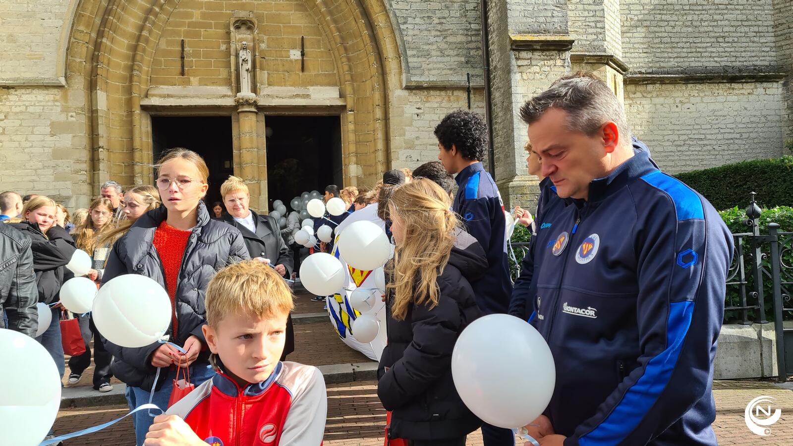 Wilfred (13) uitvaart Sint-Waldetrudiskerk Herentals 21/10/2023