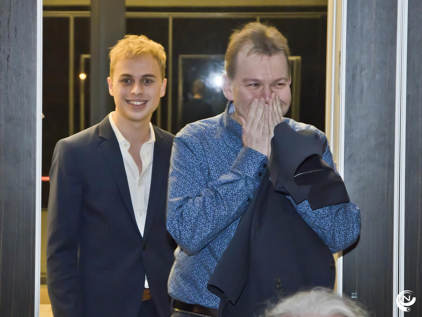 Lieven Janssens en zoon Joppe 