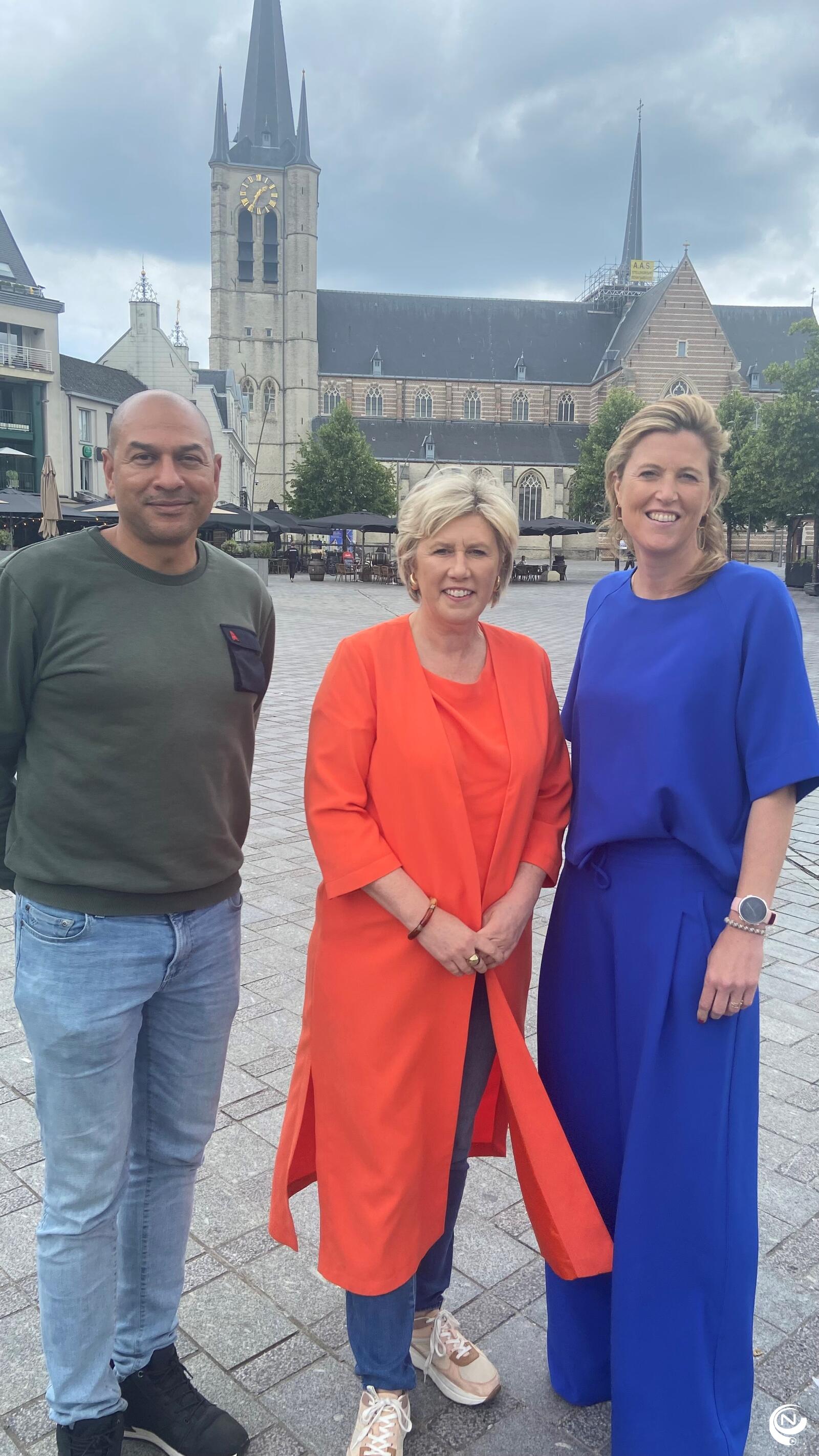 Geel Markt bezoek Annelies Verlinden 