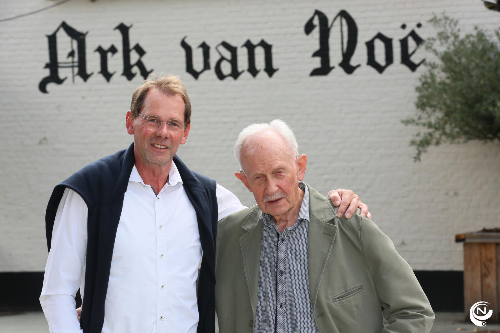 Wim en Gust Liekens aan de Ark van Noë (2020)