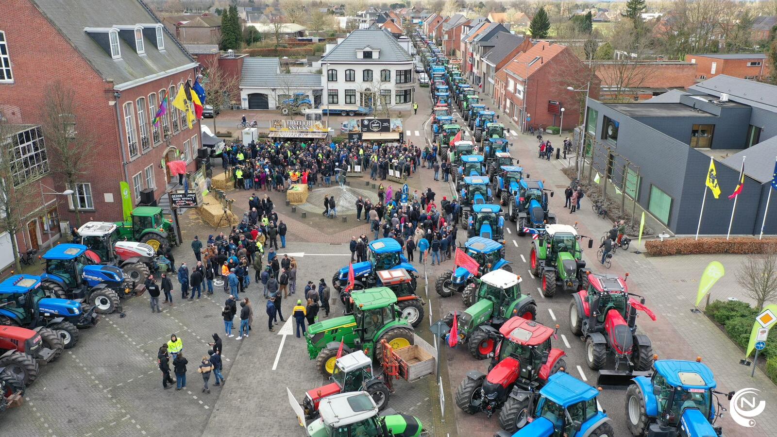 boerenprotest in Kempen archief
