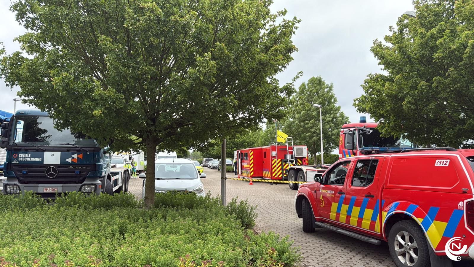 Rampoefening bij Fluvius Loenhout