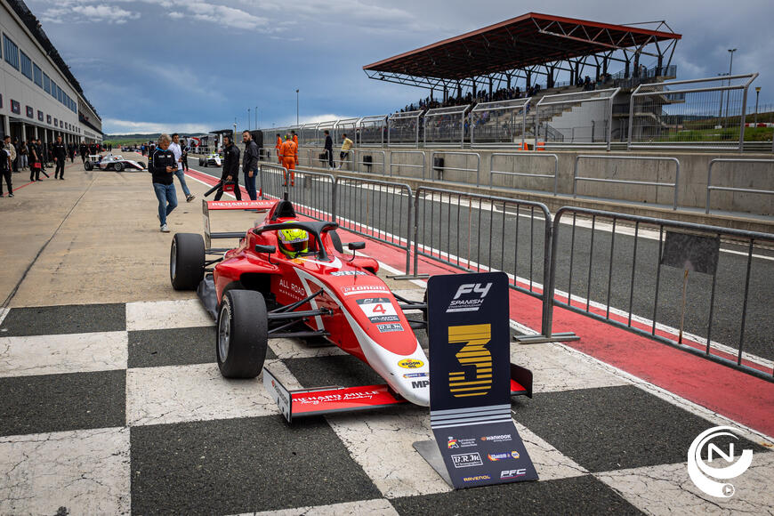 Ean Eyckmans heeft opnieuw z'n talent bewezen in het Formule 4-kampioenschap 