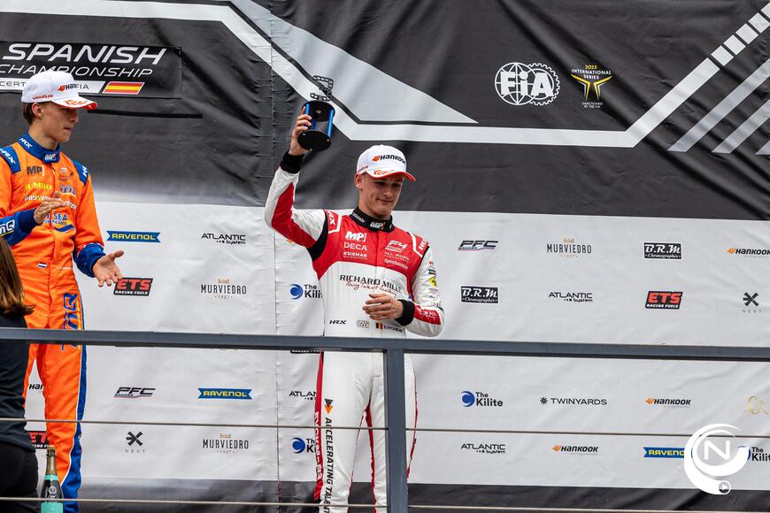 Ean heeft z'n talent bewezen in het Formule 4-kampioenschap in Navarra ES