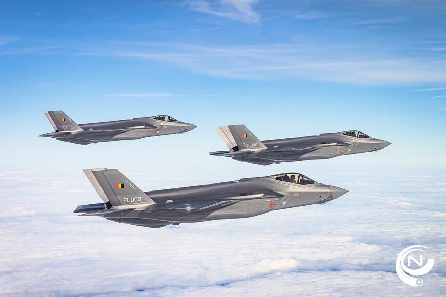 Eerste Belgische F-35's aangekomen in Florennes, piloot: "Beste vliegtuig ter wereld momenteel"