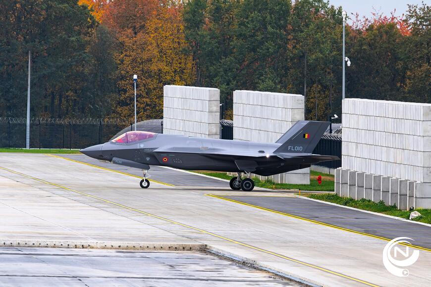 Defensie : drie F-35-gevechtsvliegtuigen aangekomen in ons land @luchtmachtbasis Florennes : "Beste vliegtuig ter wereld momenteel"