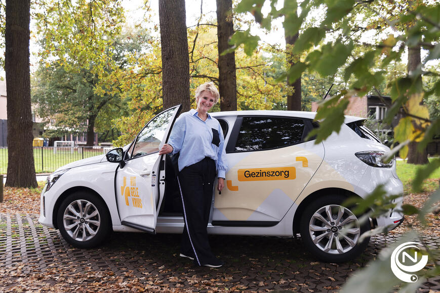 Uniek in gezinszorg: verzorgenden Beter Thuis (Wit-Gele kruis) hebben eigen herkenbare wagen