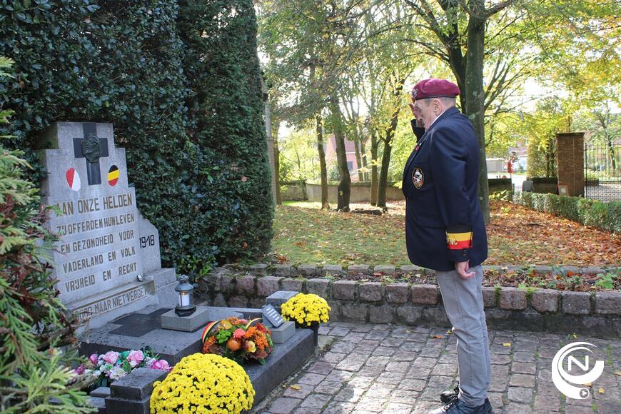 NSB Herentals en Brigade Piron Nete & Aa herdenken de gesneuvelden op Allerzielen.