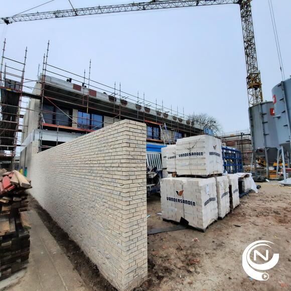 De werken aan de nieuwbouw van het Schooltje van de Hei vorderen goed