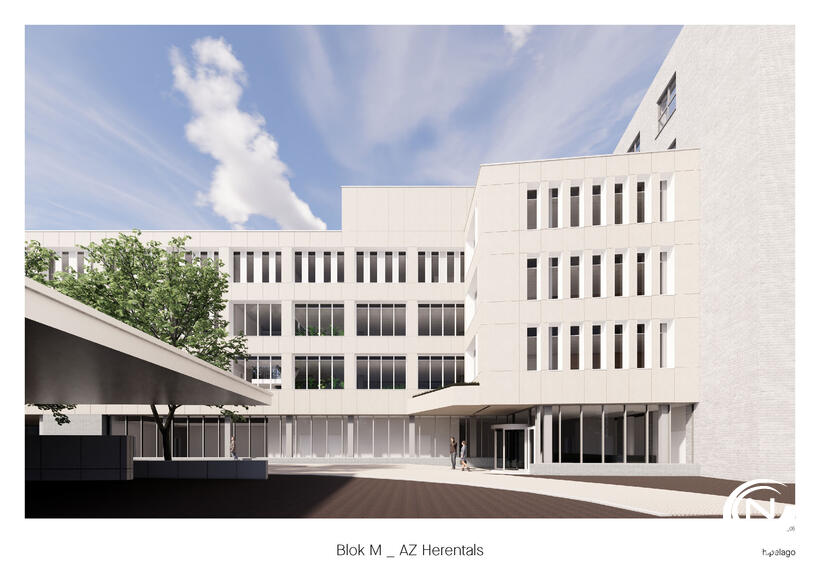 AZ Herentals Simulatiebeeld blok M