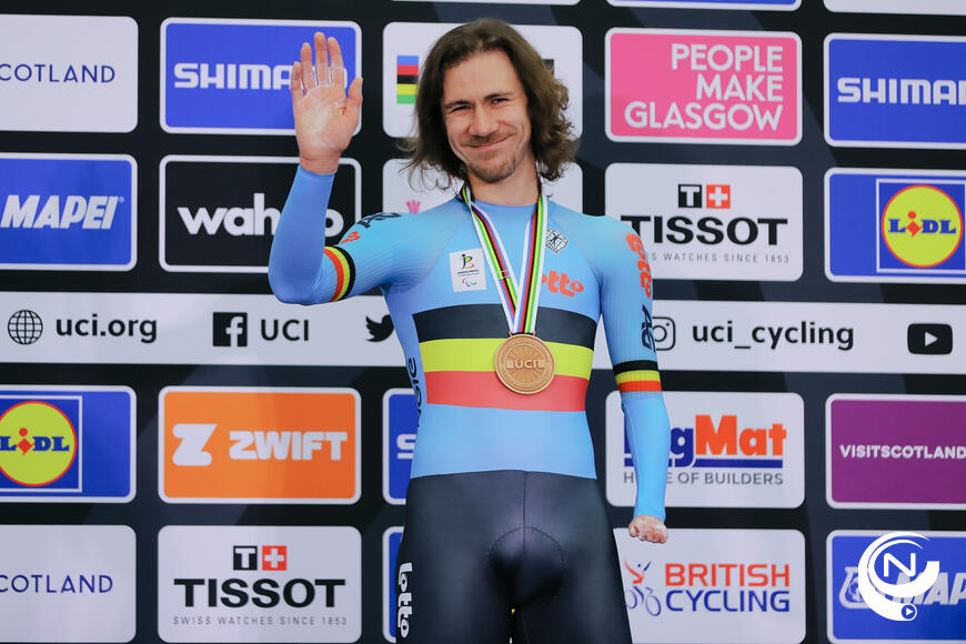 Niels Verschaeren knalt naar bronzen medaille op WK G-baanwielrennen