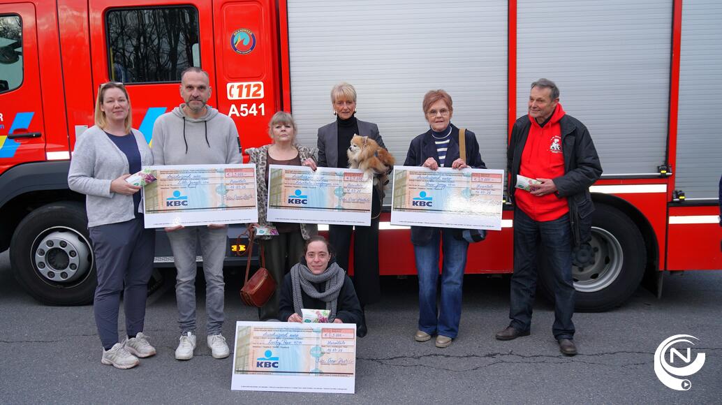 Fire Crew Hertals (brandweer) schenkt €12.000 (!) aan 4 goede doelen dierenwelzijn 