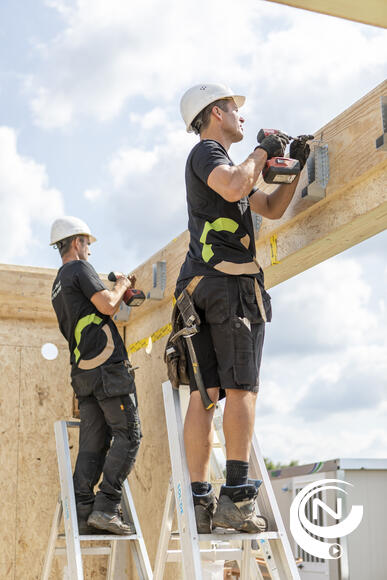 Ecohuis team in actie