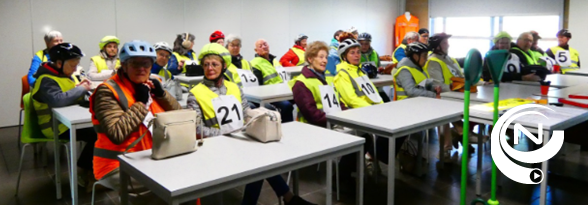 24 senioren uit Mol testen fietsvaardigheid tijdens fietsexamen