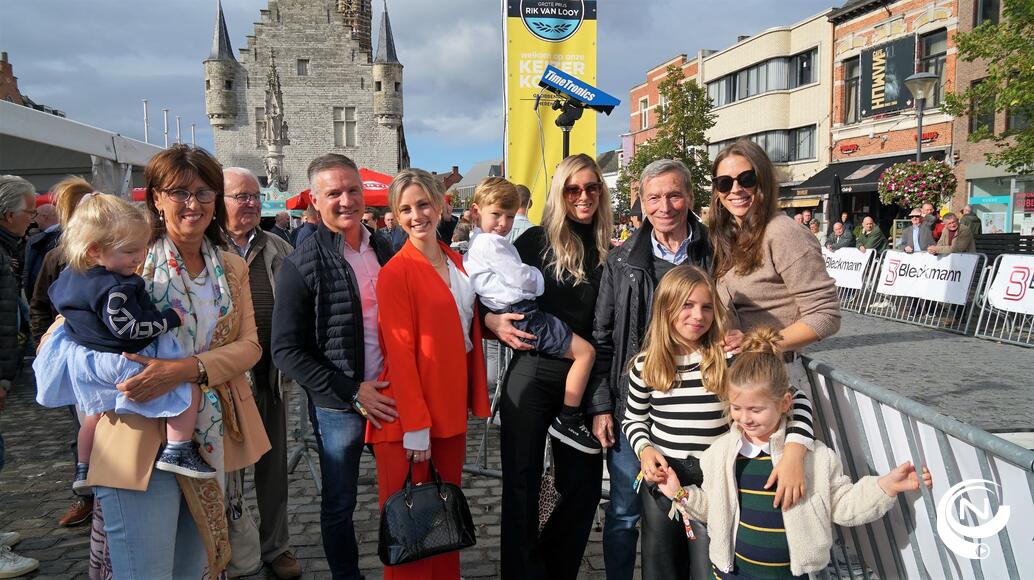 Rik Van Looy met familie 