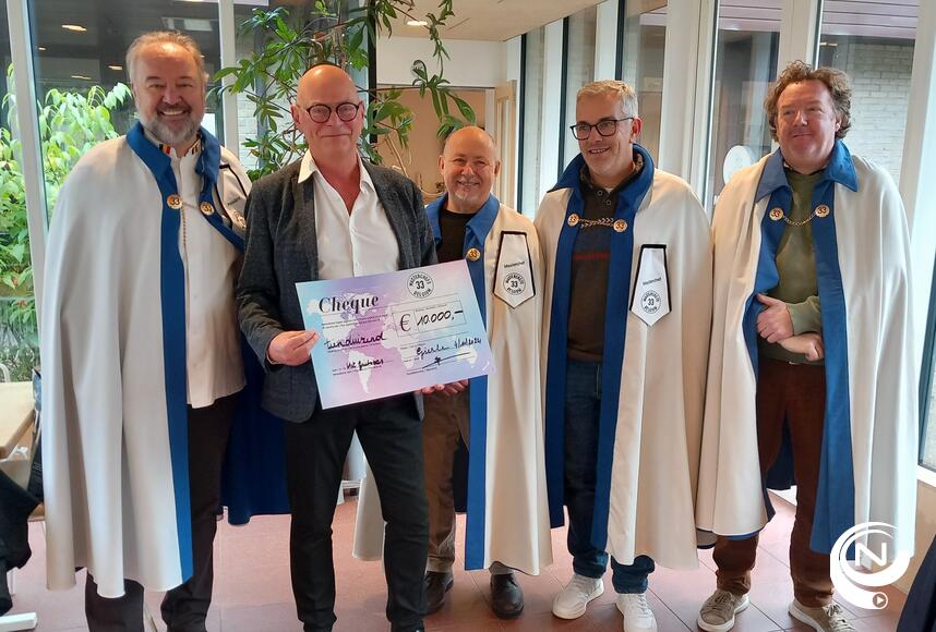 Het GielsBos ontvangt gulle cheque van ‘33 Masterchefs of Belgium’