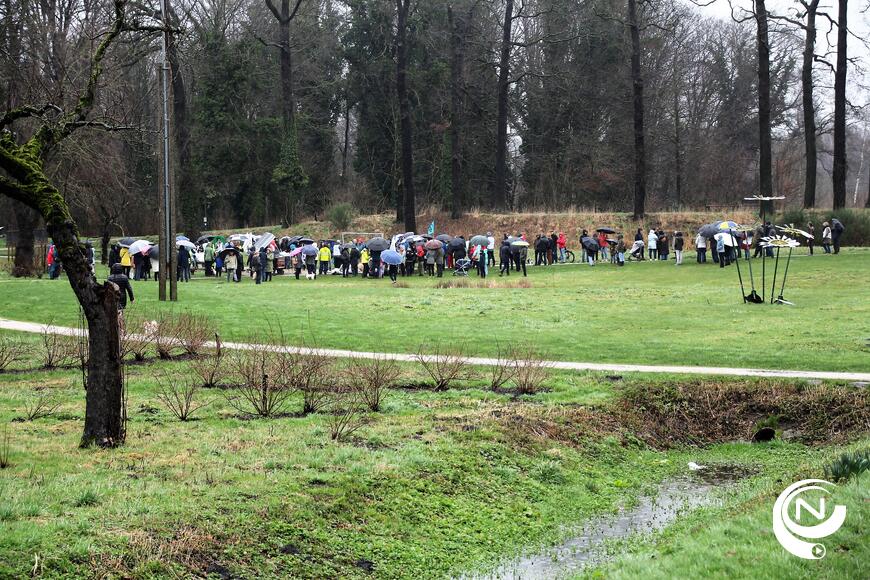 Protest tegen boomkap Begijnendreef Herentals - begin 2022