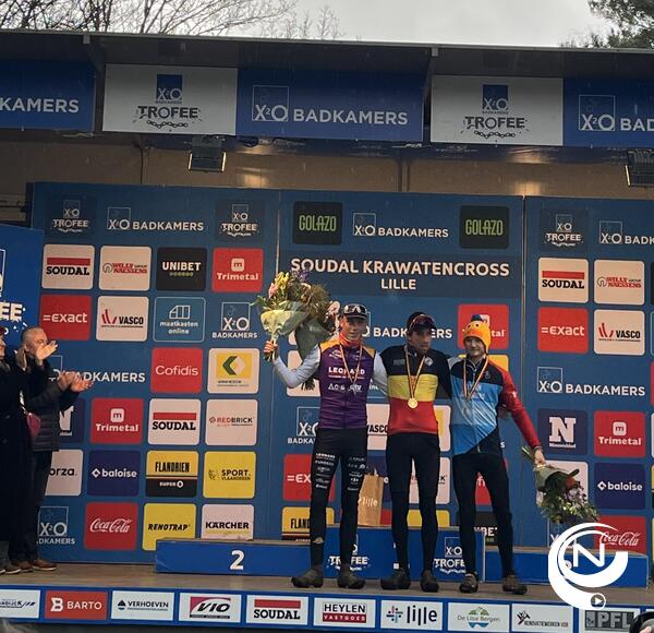Krawatencross BK Gsport in Lille - podium heren