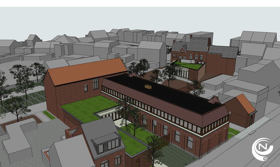 Beeld van achterzijde Nieuw Administratief Centrum