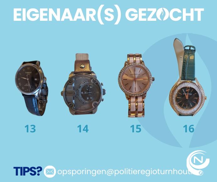 Politie Regio Turnhout : juwelen woninginbraken