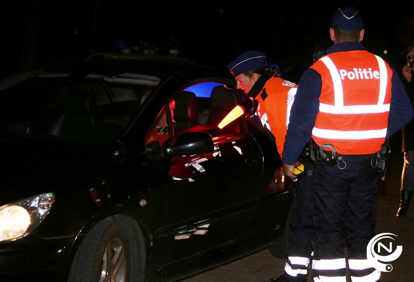 Politie drugs- en alcocontroles 