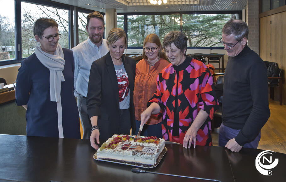 Feesttaart in AC Herentals voor leegstandcijfers...