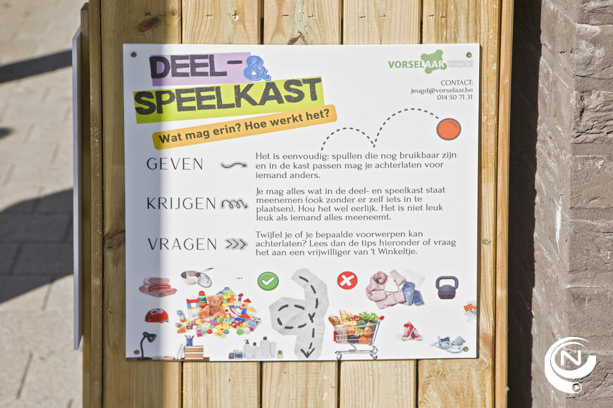 Kindergemeenteraad Vorselaar opent leuke deel- en speelkast