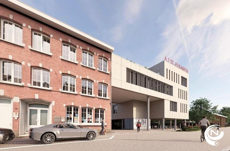 AZ Herentals bouwt nieuwe vleugel op site verfhandel Verpoorten