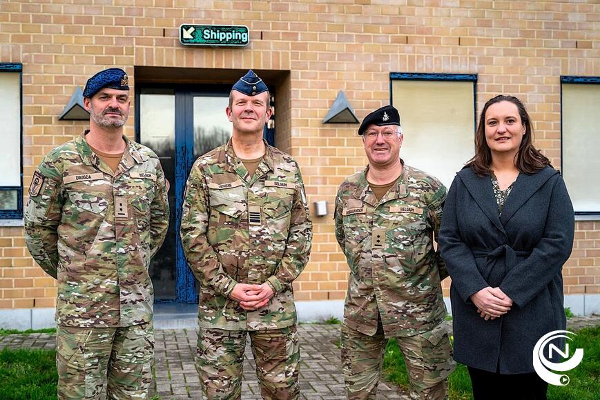 Tijdens de ceremonie nam luitenant-kolonel Michael Drugda, korpscommandant van het 29 Bataljon Logistiek, officieel de verantwoordelijkheid over de site. 
