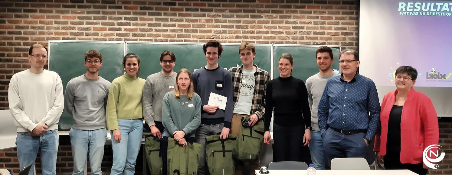 Toekomstige ingenieurs KU Leuven campus Geel bevestigen tijdens de Biobest hackathon het innovatief potentieel in de Kempen!