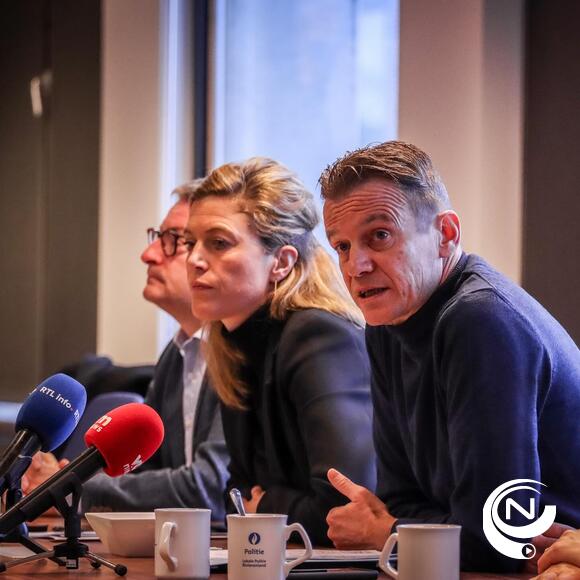 Ministers van Binnenlandse Zaken Annelies Verlinden en van Justitie Paul Van Tigchelt 