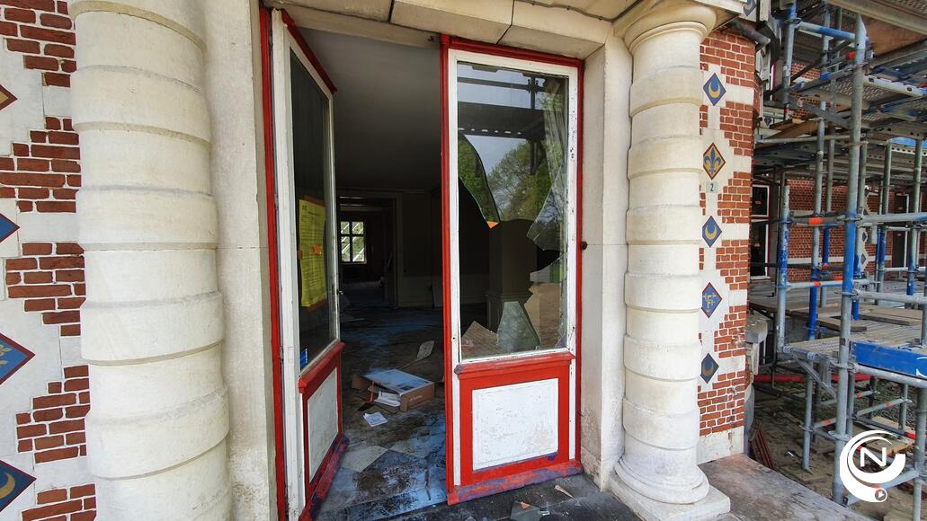 Vandalen richten veel schade aan op kasteeldomein Hof Ter Laken Booischot