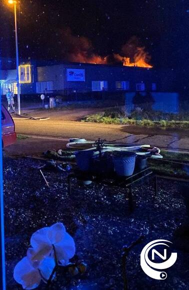 De brand op Dikberd was meteen uitslaand 