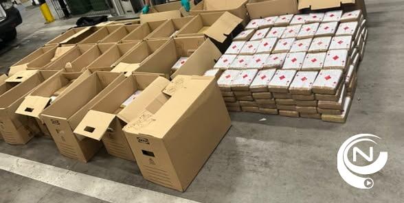 Recordvangst cocaïne: 2 ton in Bouwel en Borgerhout
