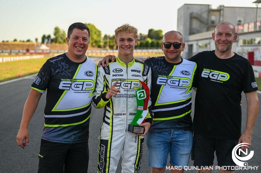 Ean Eyckmans in Iame Series Italy