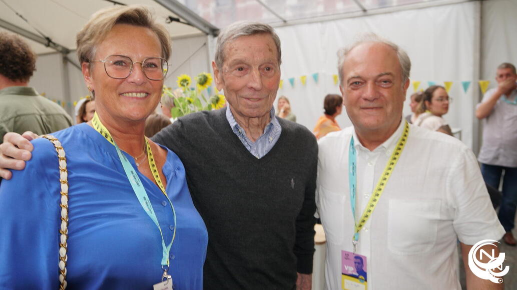 GP Rik Van Looy : Kempense wielerhoogdag, unieke VIP-beleving, topploegen aan de start- zondag 13/09 - op de foto : o.a. hoofdsponsor DOMO Marcel De Voeght en Rik Van Looy - archief NNieuws
