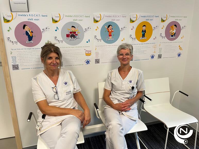 Marlies en Lieve van de Dementiewerkgroep Imeldaziekenhuis