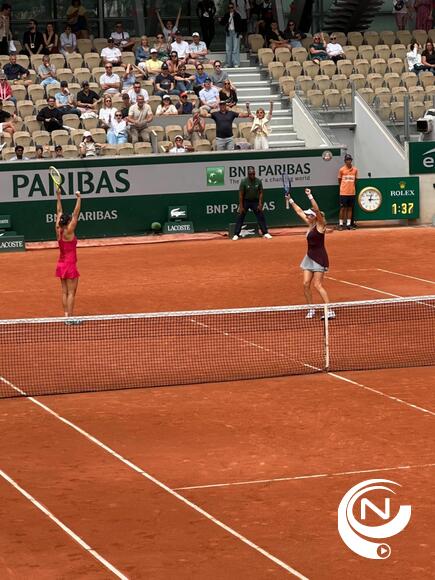Magali Kempen (Herentals) staat in dubbel kwartfinale op Roland Garros 2026