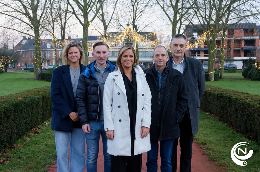 Foto vlnr. : Paulien Vervoort, Maxim Vantorre, Marianne Verhaert, Sylvain Weyers en Danny Barette.
