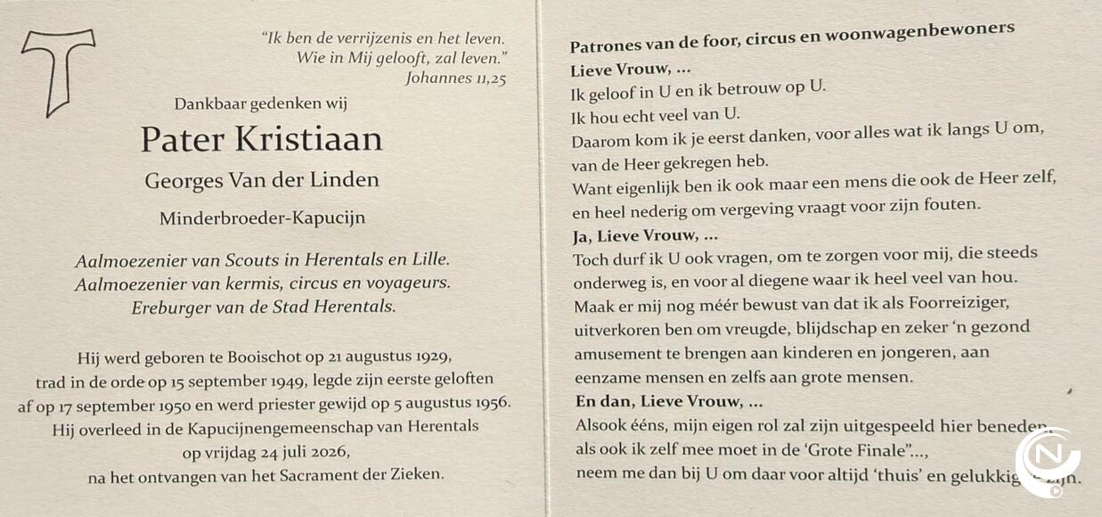 Massa neemt afscheid van populaire pater Kristiaan 'De Moeze' in bomvolle Sint-Waldetrudiskerk.