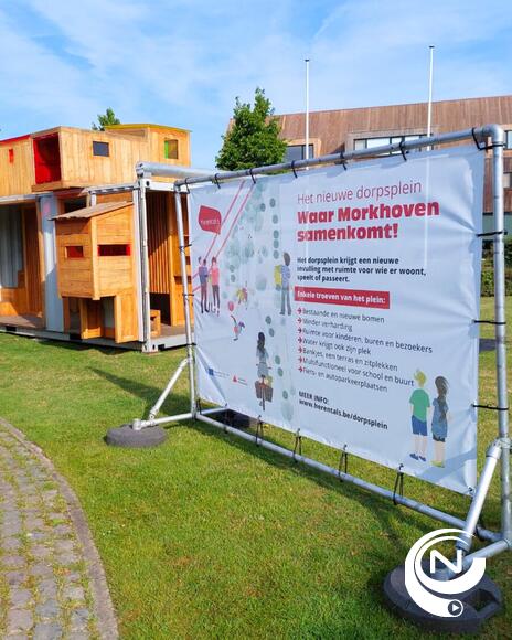Plannen dorpsplein Morkhoven