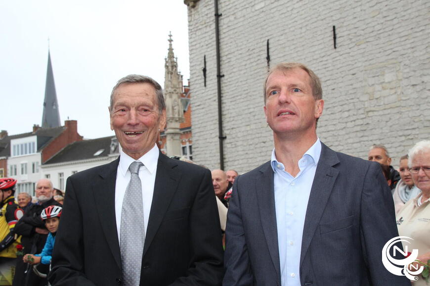 Keizer Rik Van Looy en burgemeester Jan Bertels (2017)