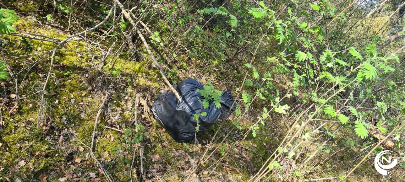 Schande : sluikstort in Herentalse bossen aan Heistraat, buurt Toeristentoren