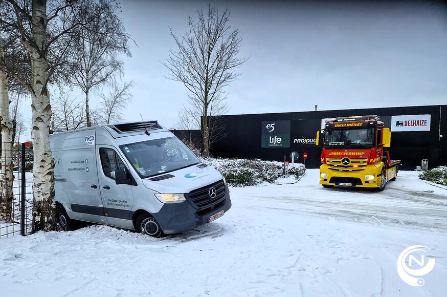 Continu ongevallen op spekgladde Kempense wegen