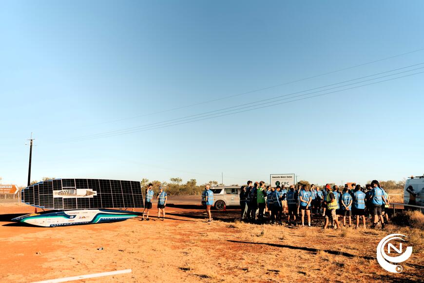 Sterke start: Belgisch Solar Team, met 3 Kempenaren (!), klimt naar top 3 in WK zonnewagenracen Australië