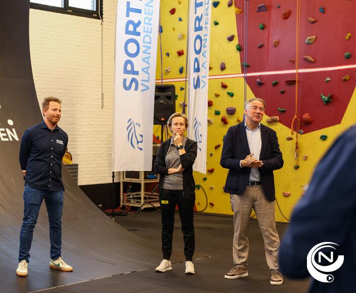 In Sport Vlaanderen Herentals opende vanmorgen een Ninja Warrior-parcours