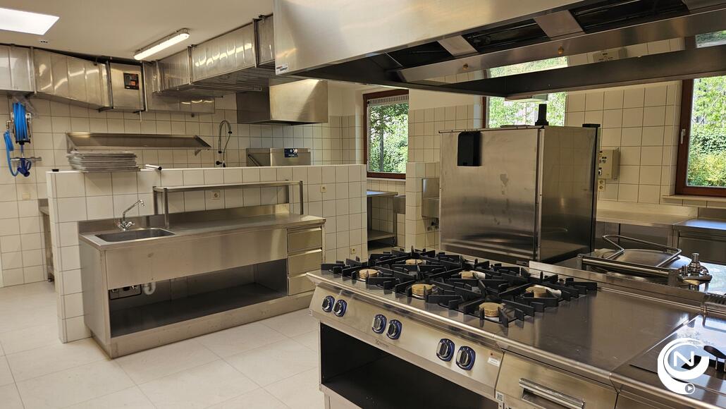 De nieuwe grootkeuken in het detentiehuis Olen