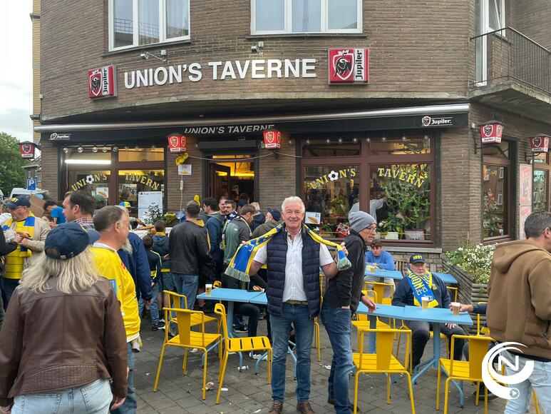 Een Brussels Union-kampioenen-pintje smaakt toch nog iets anders...", lacht Cois.