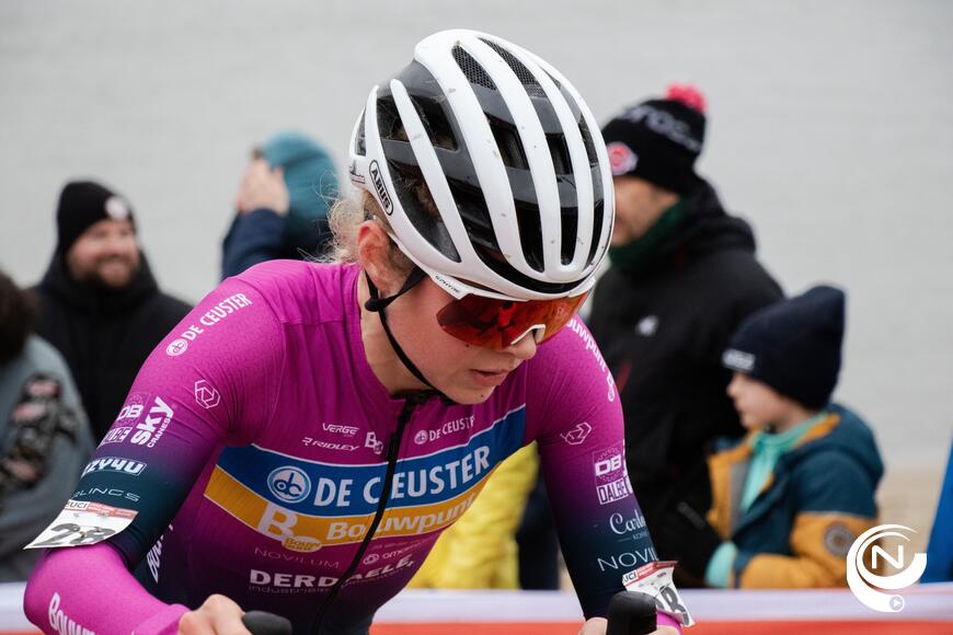 Veldrijdster Laura Verdonschot pakt 4e plek in Hofstade
