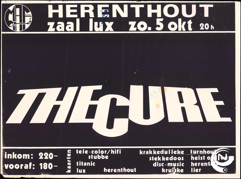 zaal Lux Herenthout : 'OMD, The Cure, U2 en Dire Straits genoten van home-made stoofvlees'